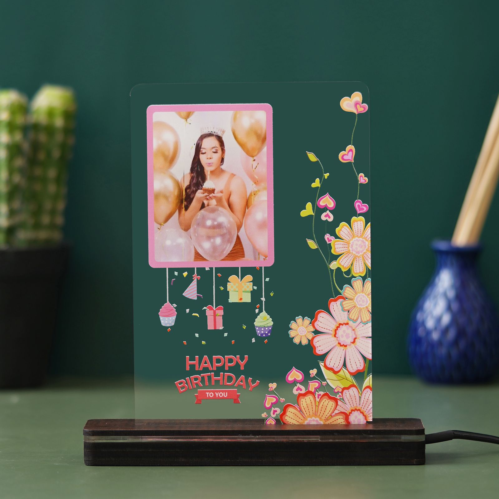 Customized  Birthday LED Table Top