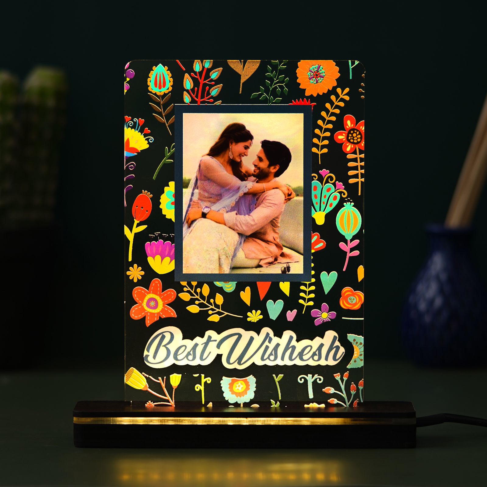 Customized Best Wishes LED Table Top