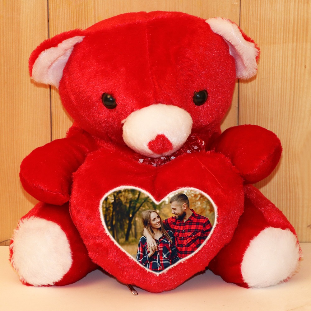 The Customizable LED Teddy Bear with Picture