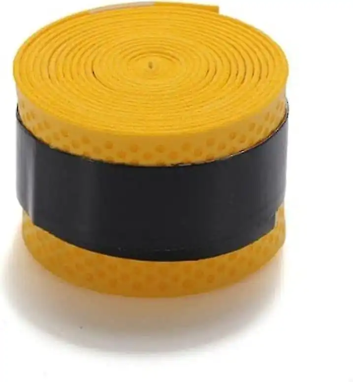 Finest PU Badminton/Tennis Over Grips (Yellow)