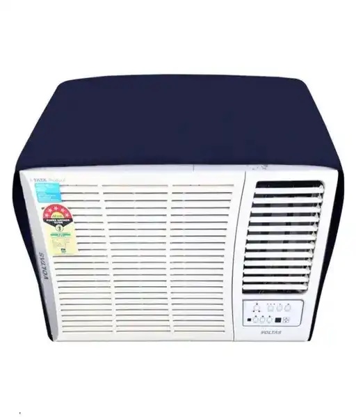 Finest Polyester Blue AC Dust Cover for 1.5 Ton Window AC