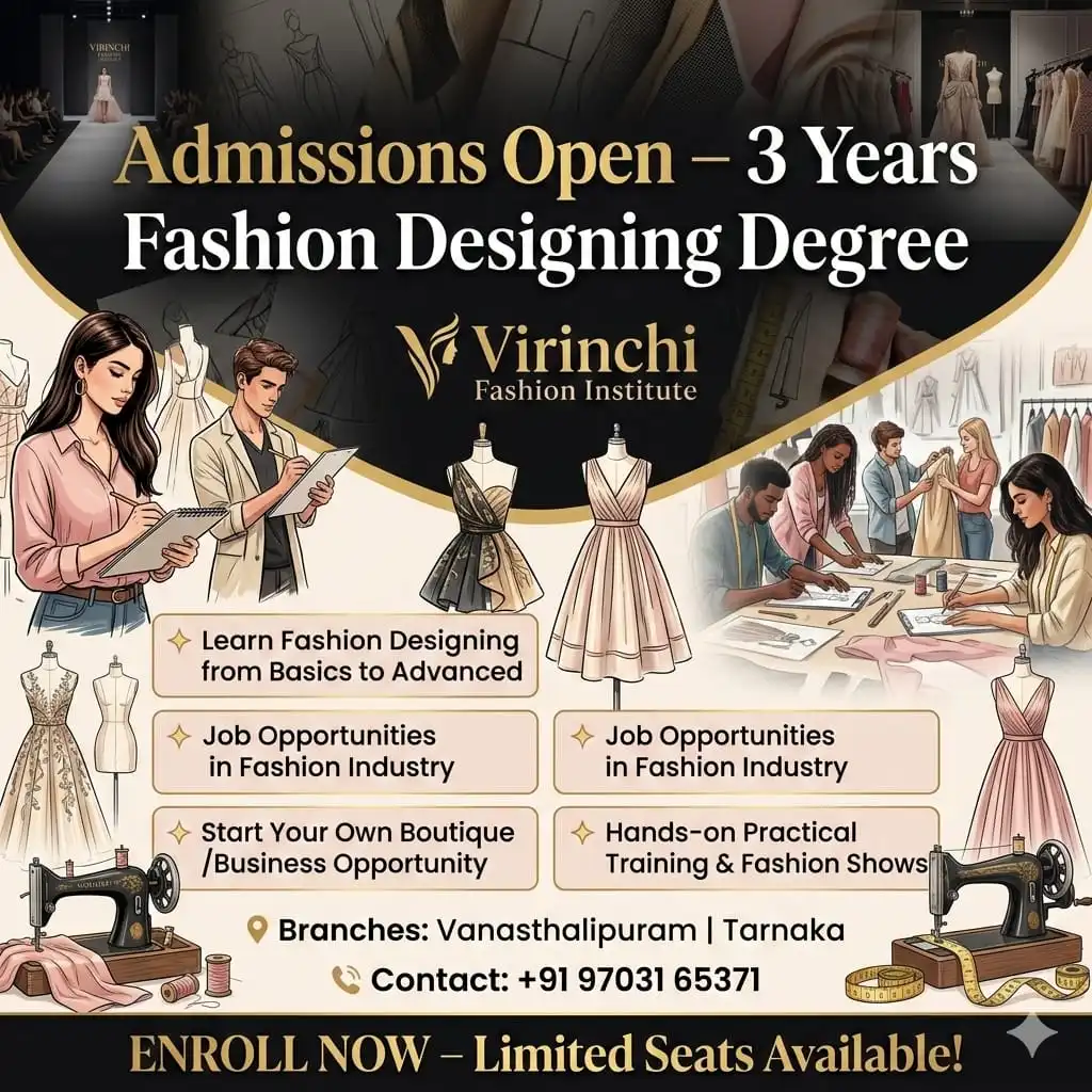 3 Years Fashion Designing Degree