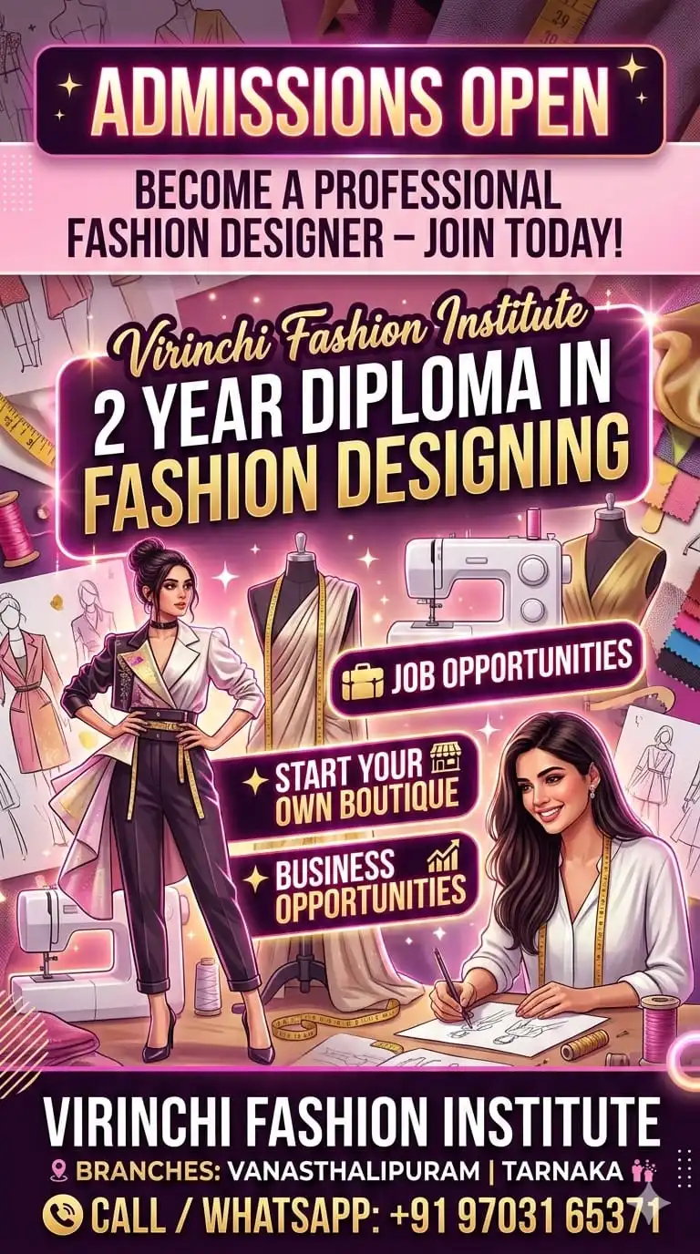 2 Year Diploma in Fashion Designing