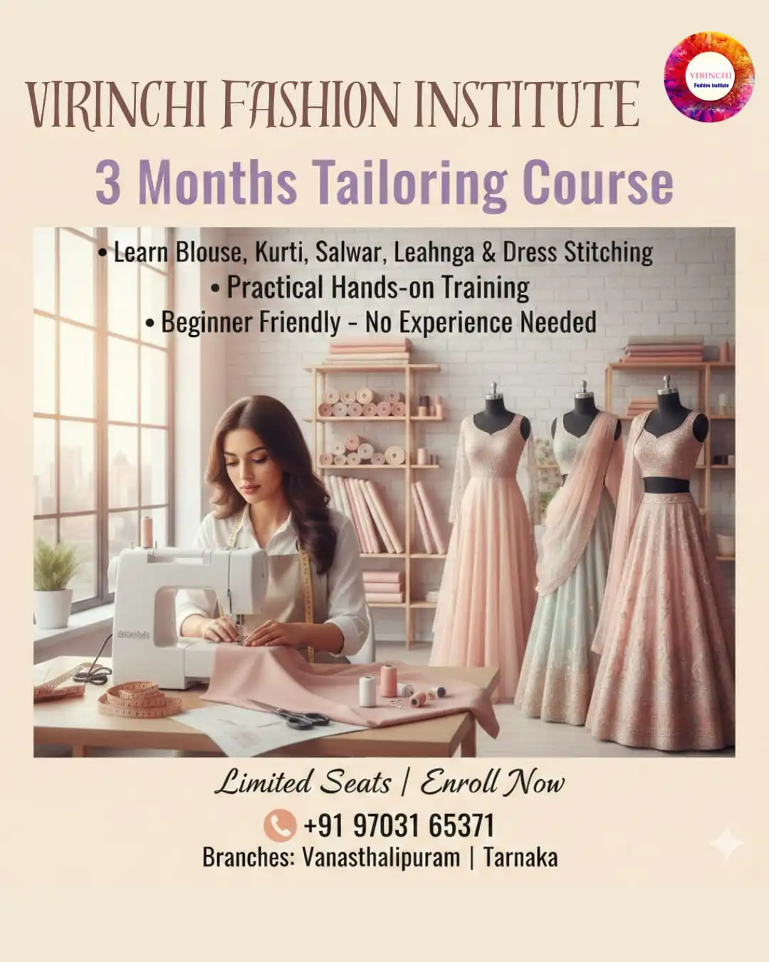 3 Months Tailoring Course