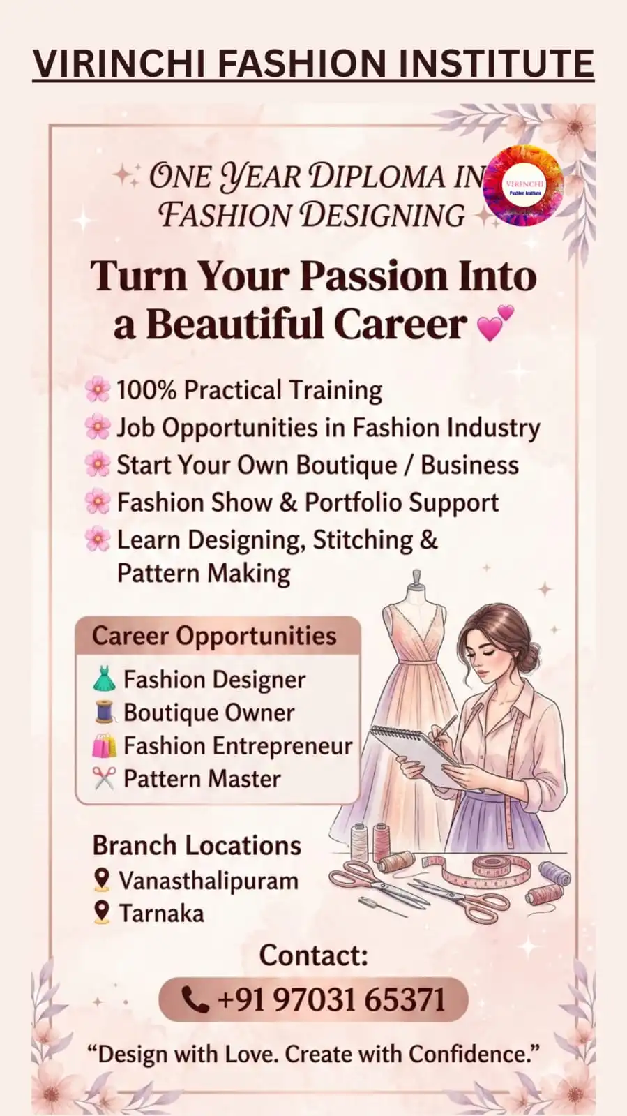 One Year Diploma in Fashion Designing