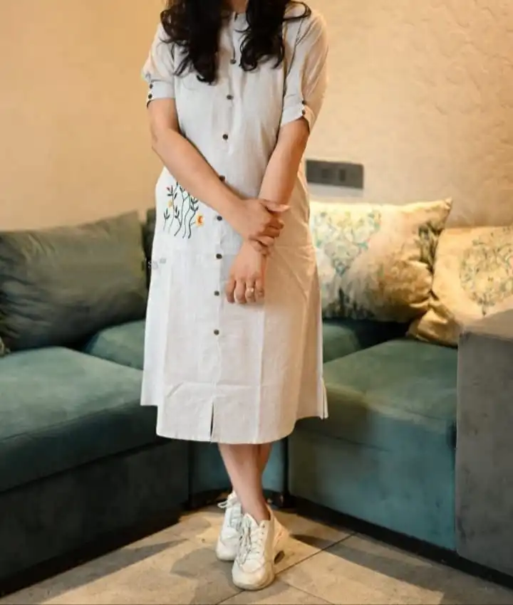 BEAUTIFUL WHITE MIDI DRESS