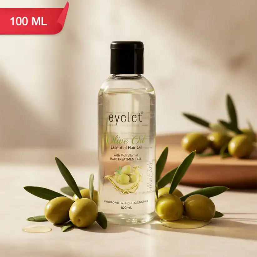 Eyelet Olive Hair Oil 100ml – Nourishing Essential Oil for Hair Growth
