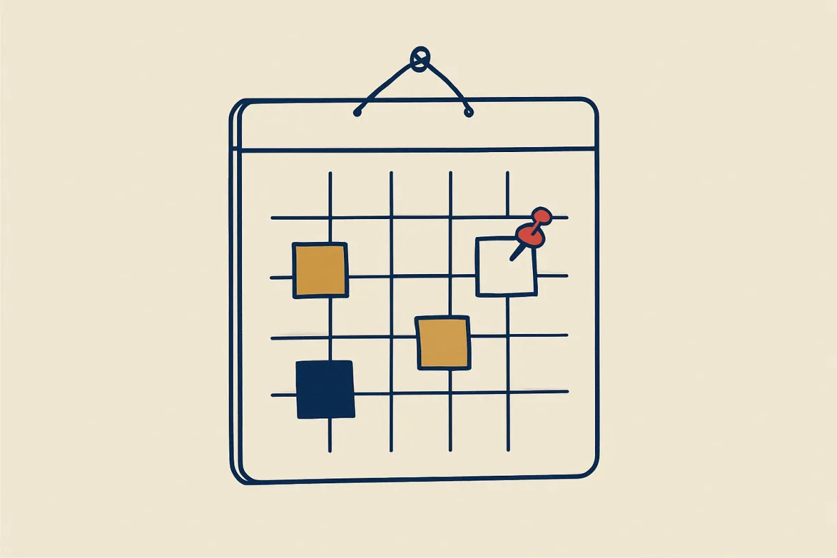 A simple discount calendar you can copy