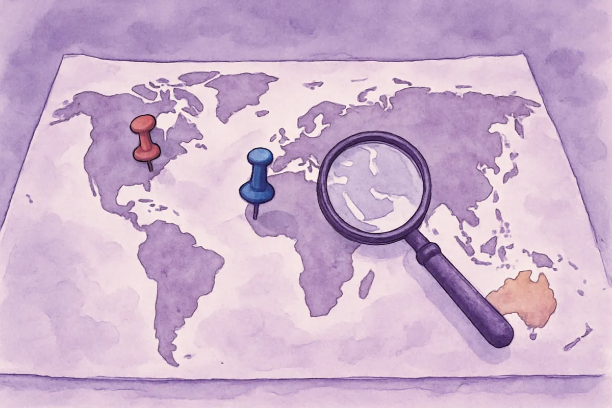 Step 1: Decide which countries you're really selling to
